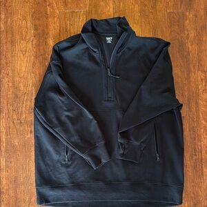 Like new worn once, Old Navy Black Quarter-Zip Pullover